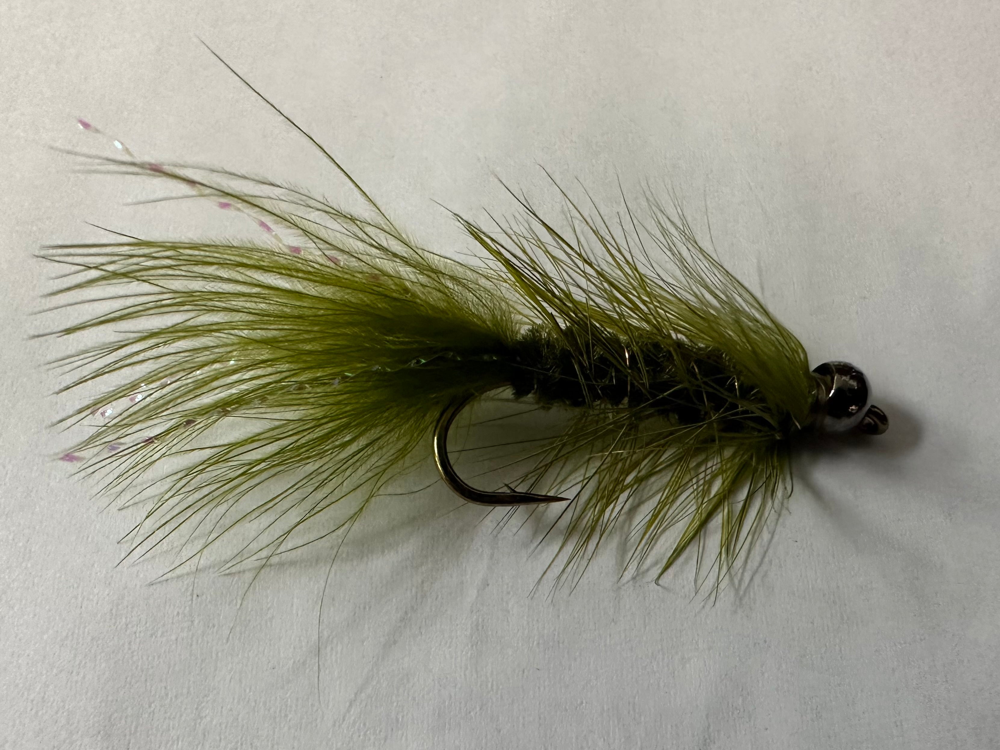 Black Tungsten Bead Wooly Bugger - Olive - Sportinglife Turangi 